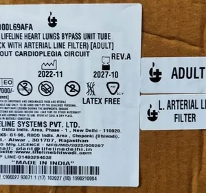 Heart Lung Pack / Custom Tubing Pack with Filter